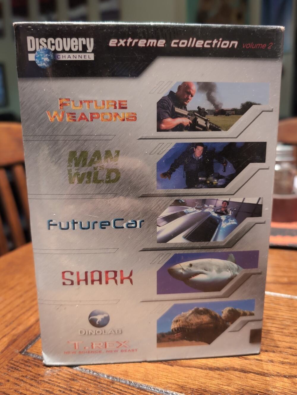 New Discovery Extreme Collection- Future Weapons, Man Vs Wild, Future Car, Shark